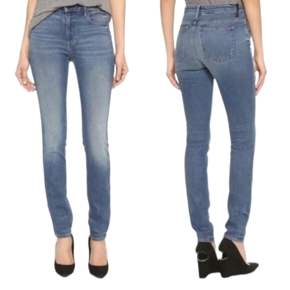 Denim X Alexander Wang Whip Skinny Jeans in Medium Indigo - Picture 1 of 11